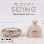 Stylish Marble Butter Dish