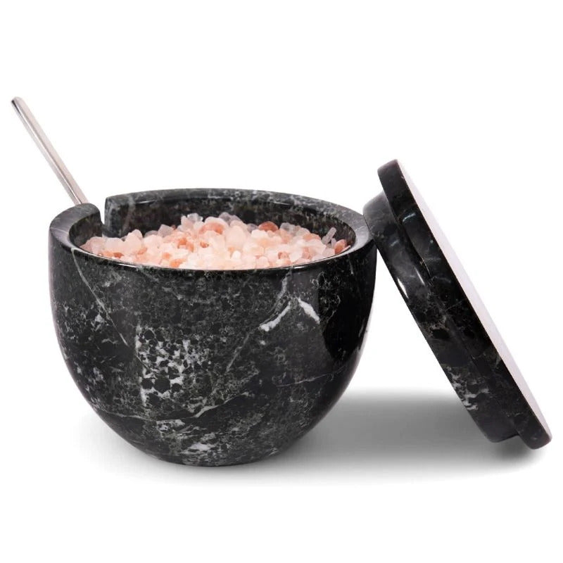 Salt Cellar with Lid & Spoon