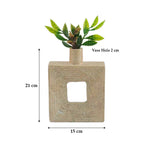 Stepped Geometric Vase