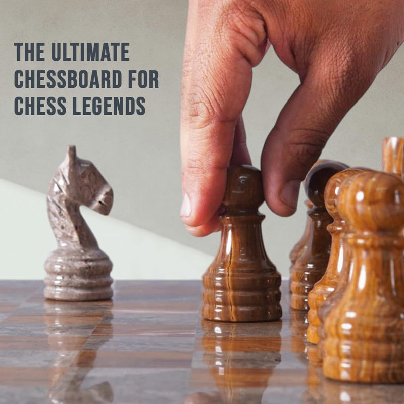 38cm Chess Set Oceanic And Red