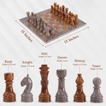 38cm Chess Set Oceanic And Red