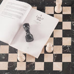 38cm Chess Set Black Zebra And Verona
