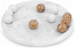 Tic Tac Toe 10" Inches White & Coral
