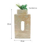 Stepped Geometric Vase