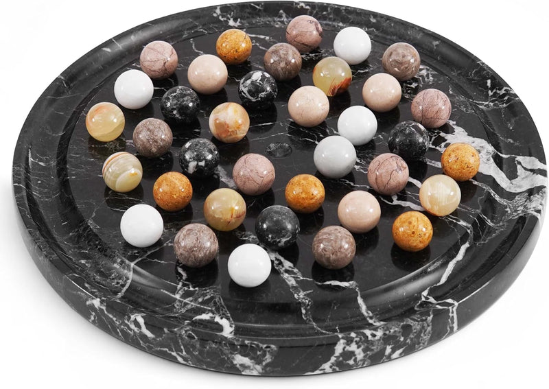 Marble Solitaire Board Game 10" Inches