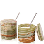 Salt Cellar Set of 2 With Spoon
