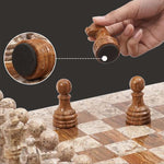 Red Chess Set