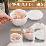 Salt Cellar with Lid & Spoon