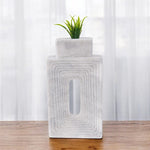 Stepped Geometric Vase