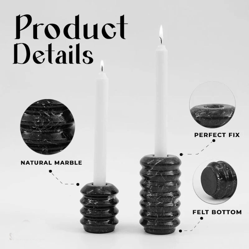 Spring Shape Candle Holder Set Of Two