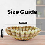 8 inches Ruffle bowl