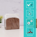 napkin holder, marble napkin holder, table napkin holder